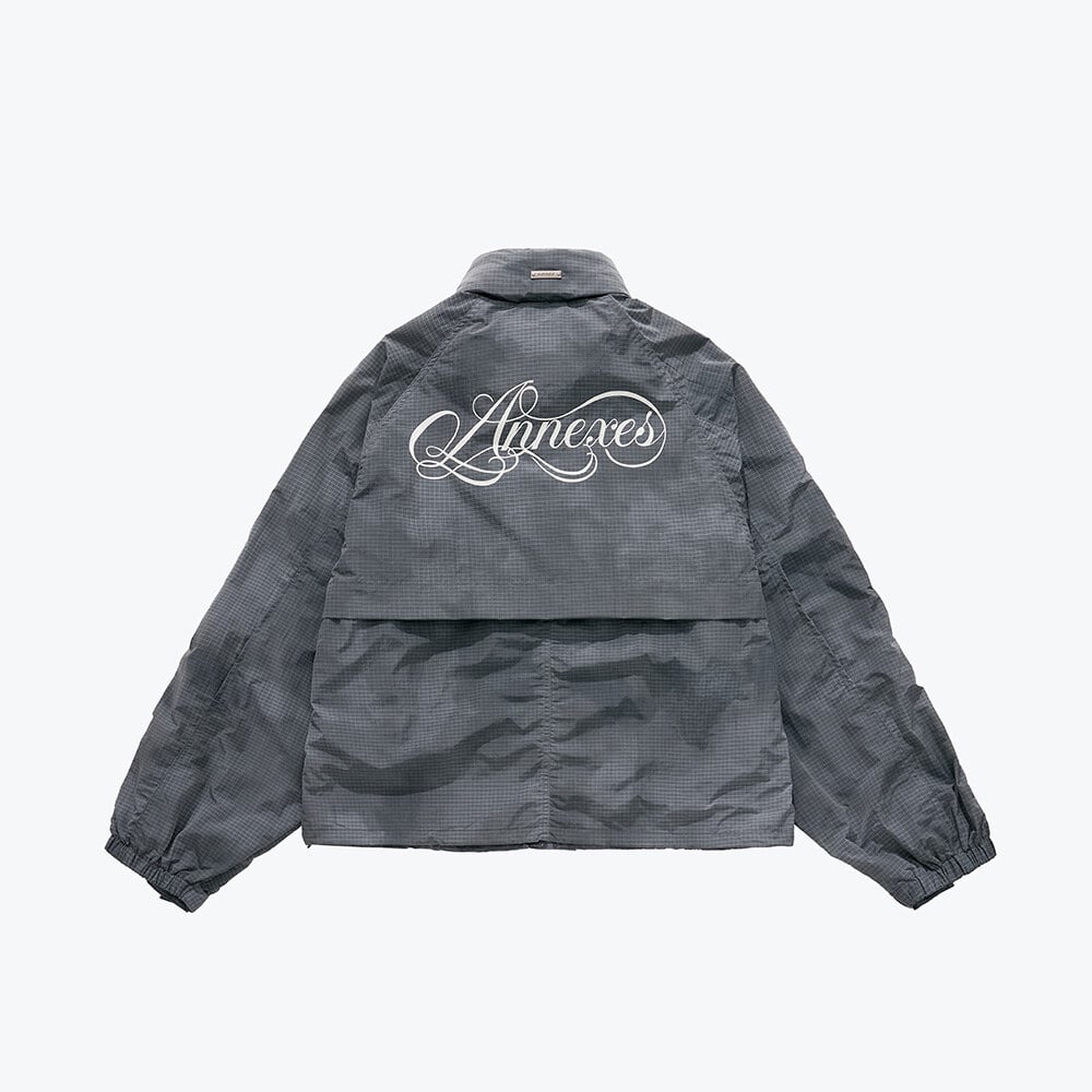 波紋染風衣外套 Wave Dye Trench Jacket