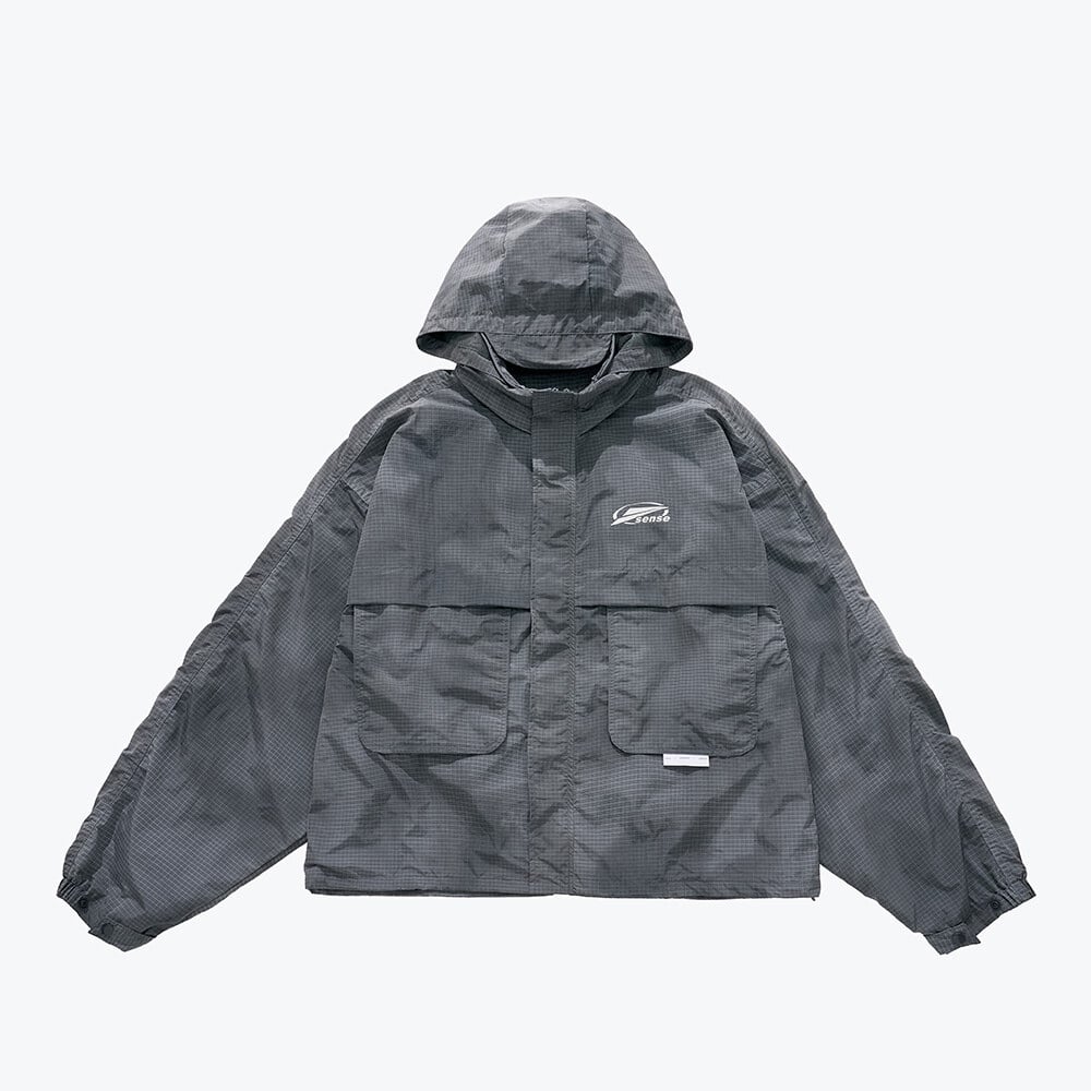 波紋染風衣外套 Wave Dye Trench Jacket