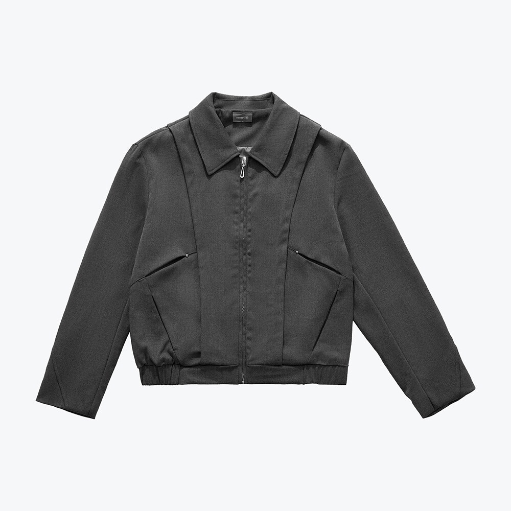 短版拉鍊外套 Beaver Zip Short Jacket