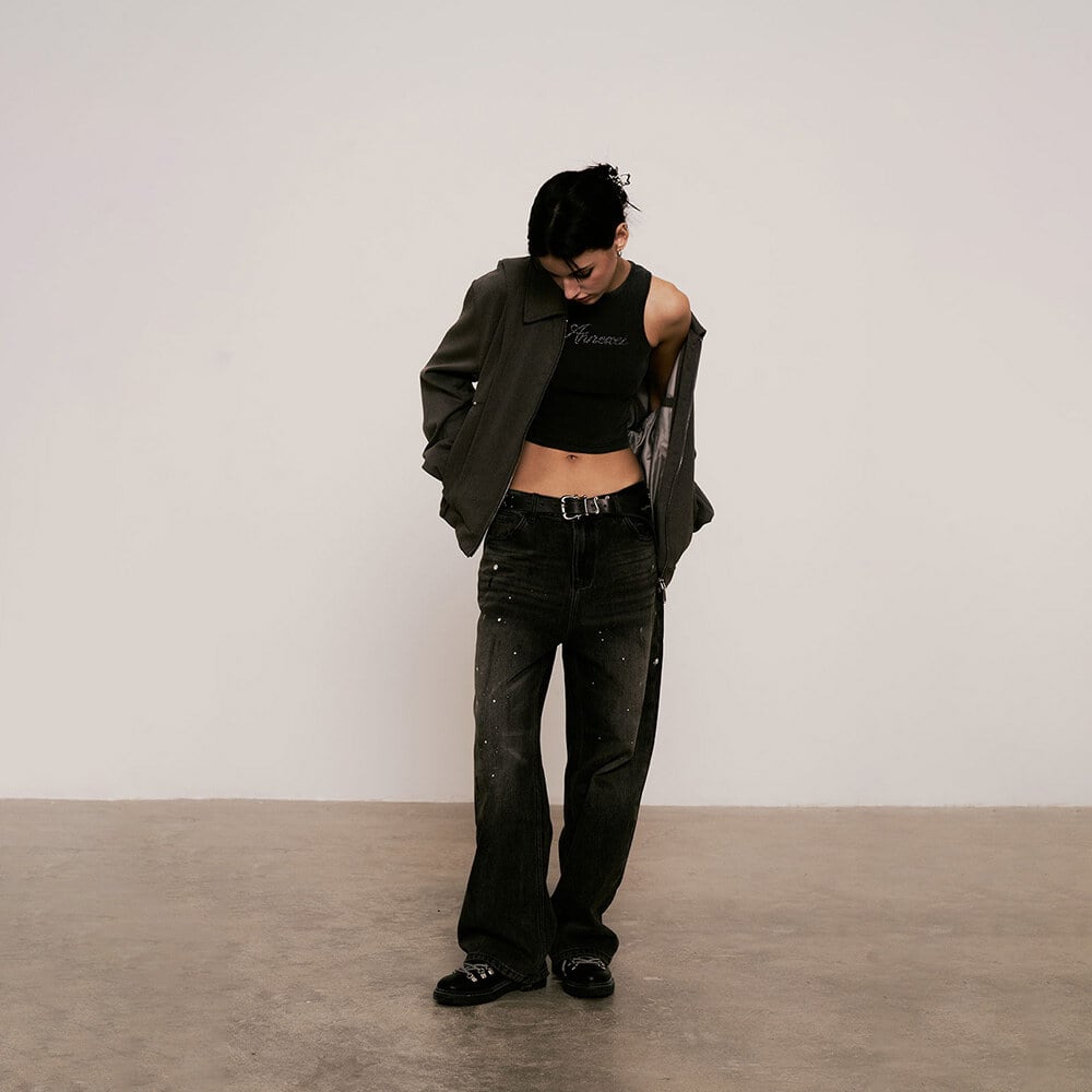 短版拉鍊外套 Beaver Zip Short Jacket