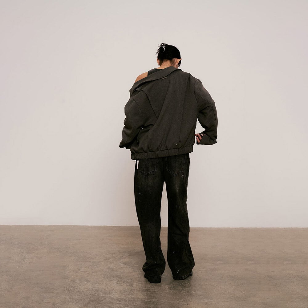 短版拉鍊外套 Beaver Zip Short Jacket