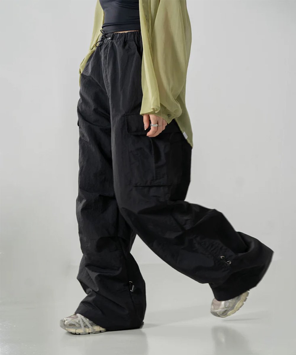 寬版降落傘褲 Wide Cut Parachute Cargo Pants