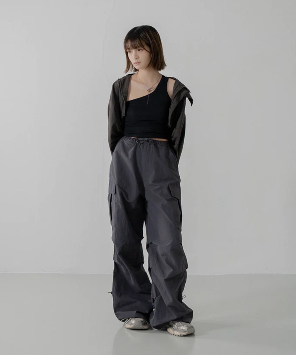 寬版降落傘褲 Wide Cut Parachute Cargo Pants