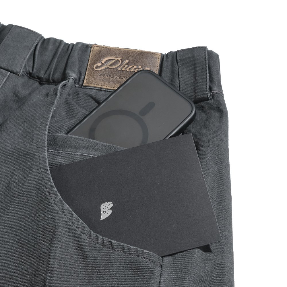 Octo x Sense 聯名打褶闊腿褲 Curve Pants Washed