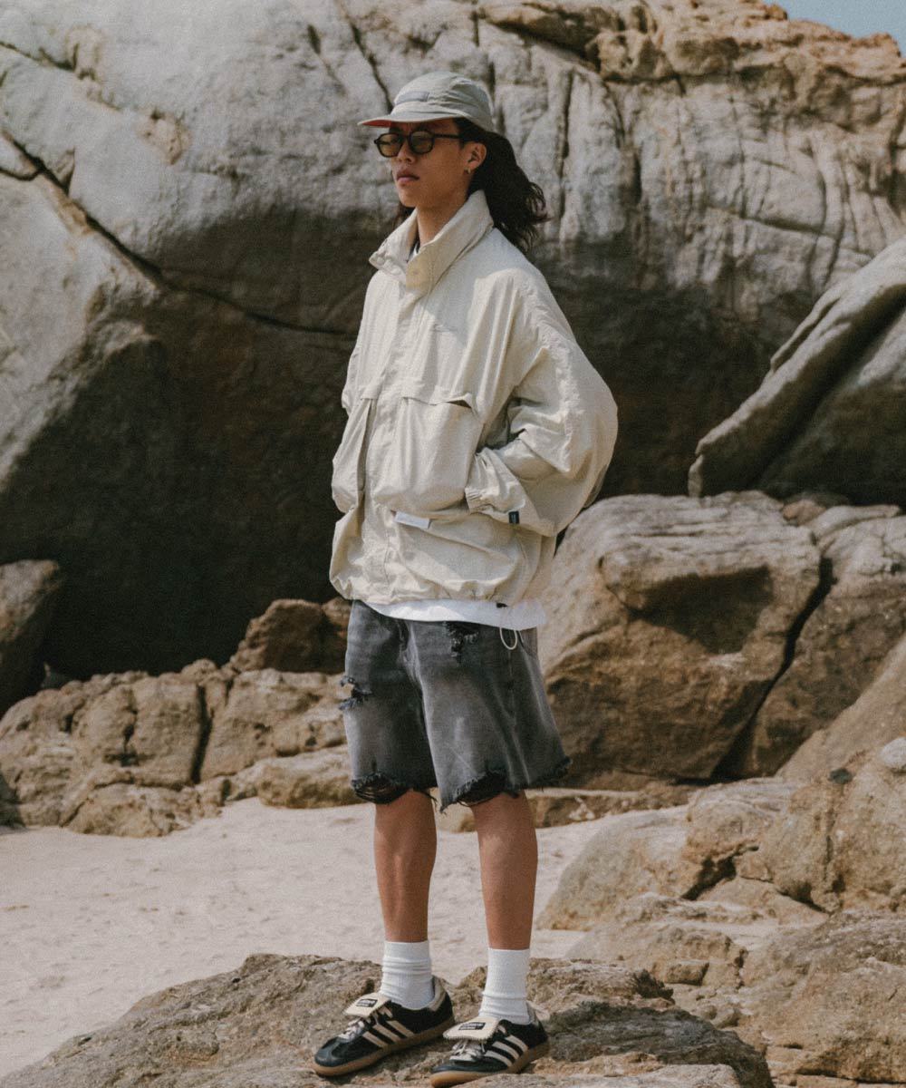 抽鬚牛仔短褲 DESTROYED DENIM SHORTS