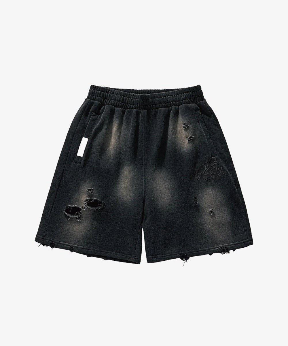水洗運動短褲 Sun Faded Wash Sueat Shorts