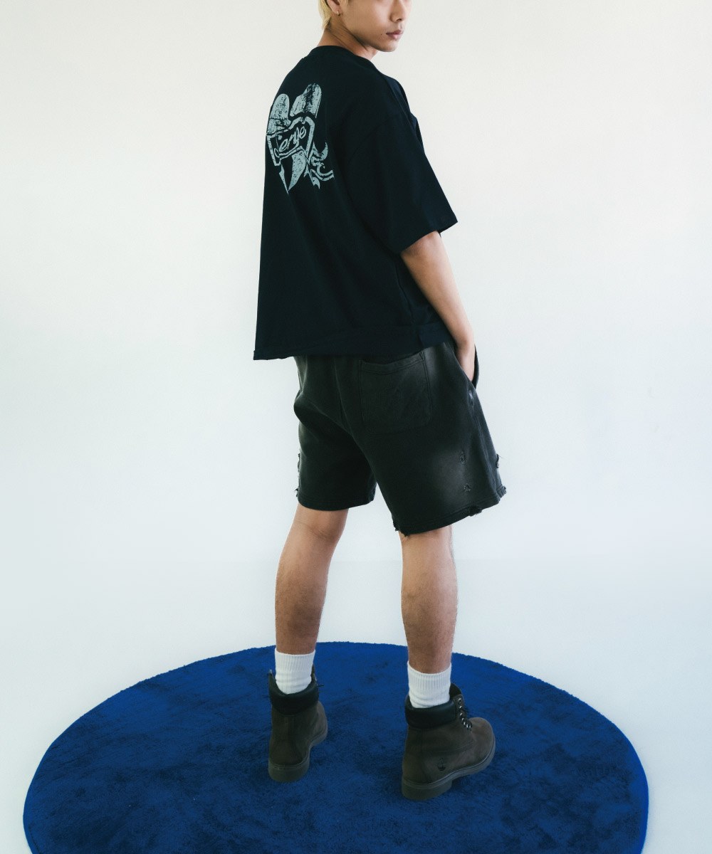 水洗運動短褲 Sun Faded Wash Sueat Shorts