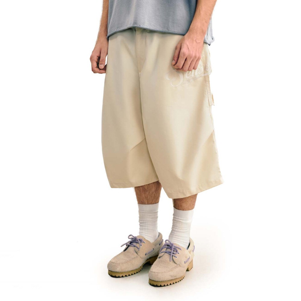 寬版斜紋短褲 Wide Cut Twill Shorts