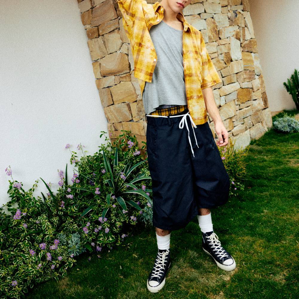 寬版斜紋短褲 Wide Cut Twill Shorts