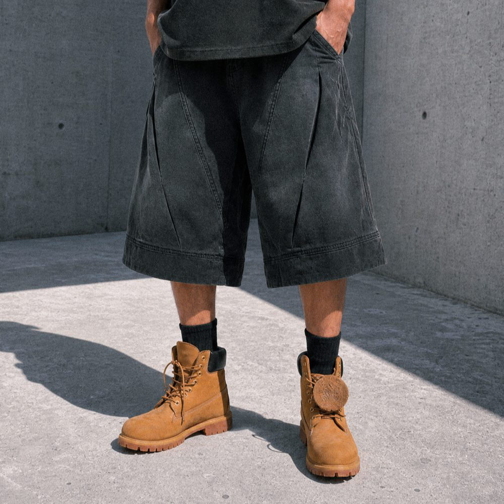 Octo x Sense 聯名水洗打褶短褲 Phase Wide Shorts
