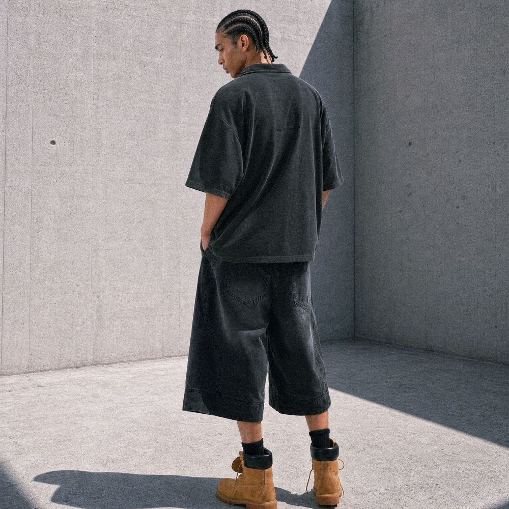 Octo x Sense 聯名水洗打褶短褲 Phase Wide Shorts