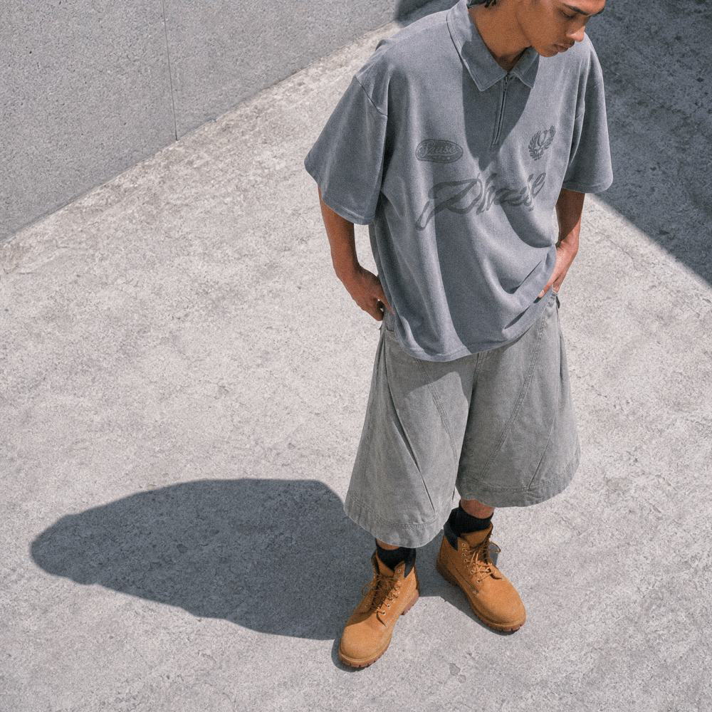 Octo x Sense 聯名水洗打褶短褲 Phase Wide Shorts