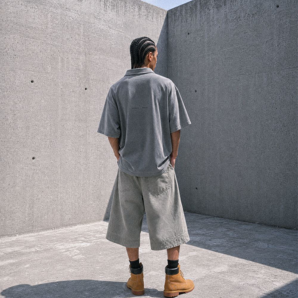 Octo x Sense 聯名絨面Polo短Tee Phase Zip Polo