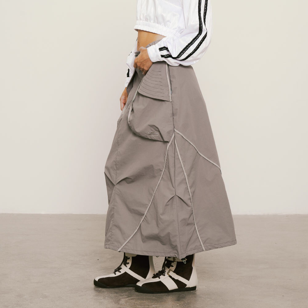 輕量拼接層次裙 Paneled Light Weightlayer Skirt