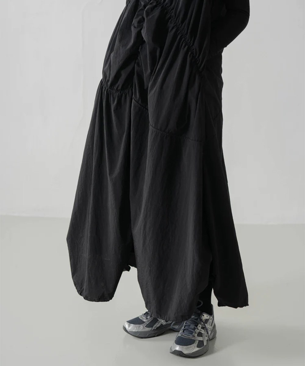 荷葉邊連身裙 Irrgular Elastic Ruffle Dress