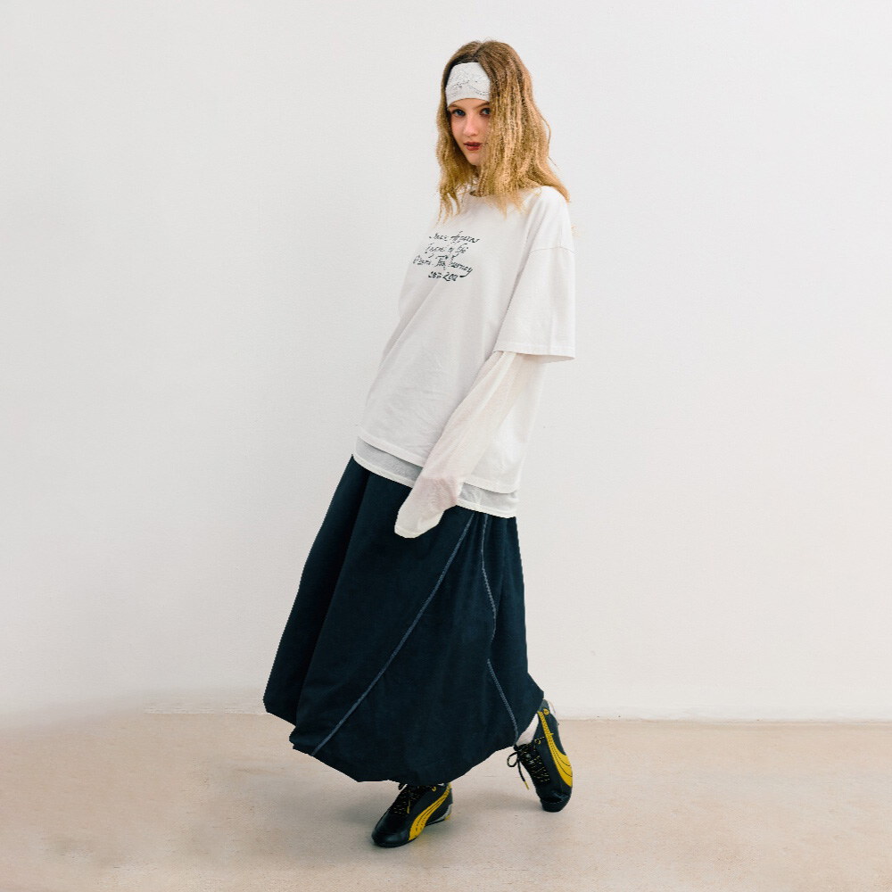 氣球輪廓長裙 Balloon Full Skirts