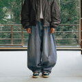AGL1607-252 氣球丹寧褲 Western Balloon Denim Pants