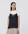MOG99316-251 蕾絲拼接雪紡背心