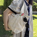 PLN3068-261 PLAIN 丹寧/帆布Tote包 (大)