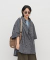 PLN3362-251 clip by clip OVERSIZE格紋短袖襯衫