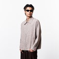 WTNC9914-261 格紋拉鍊外套 PLAID ZIP JACKET
