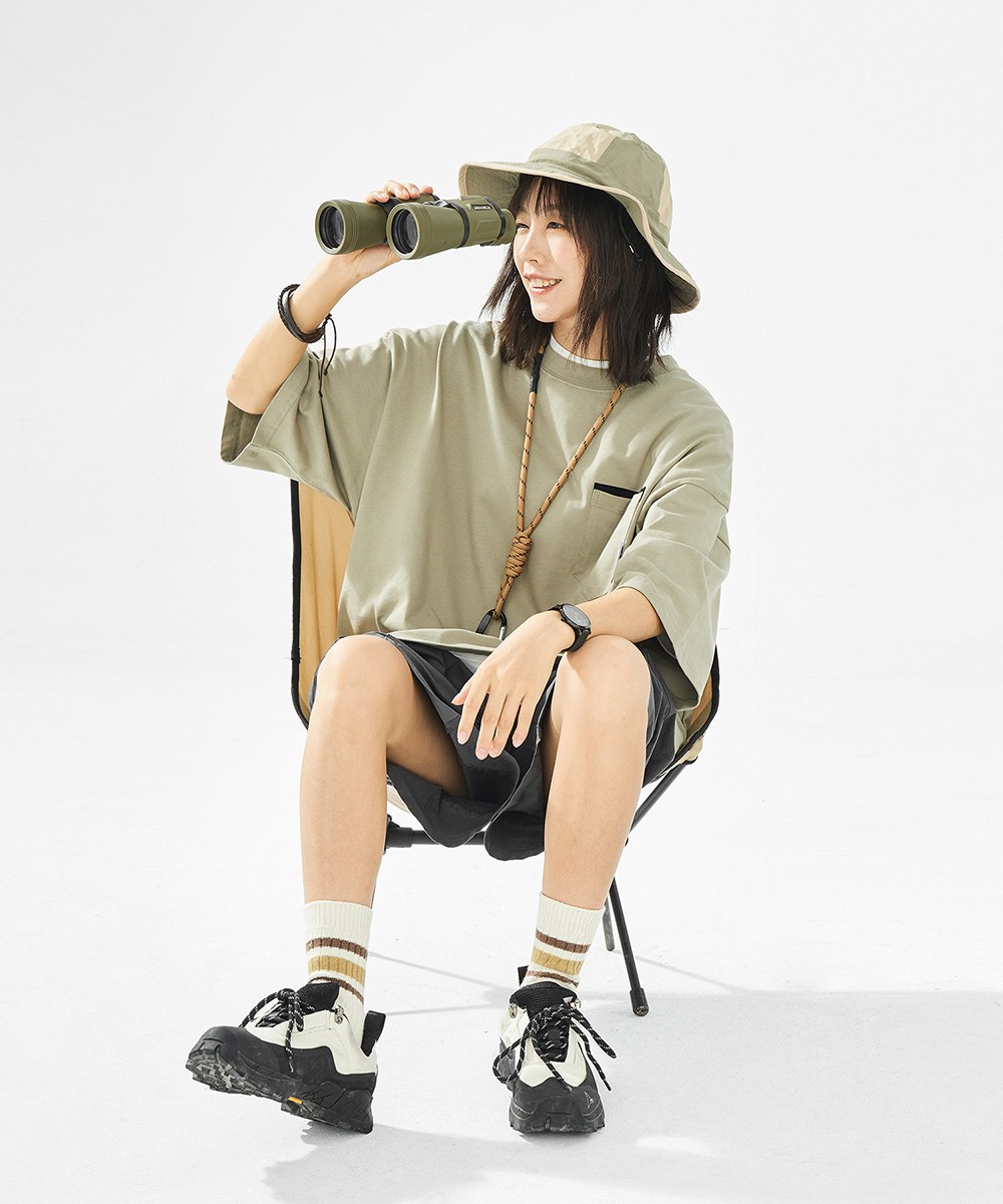 背後印花上衣 Contrast Pocket T-Shirt