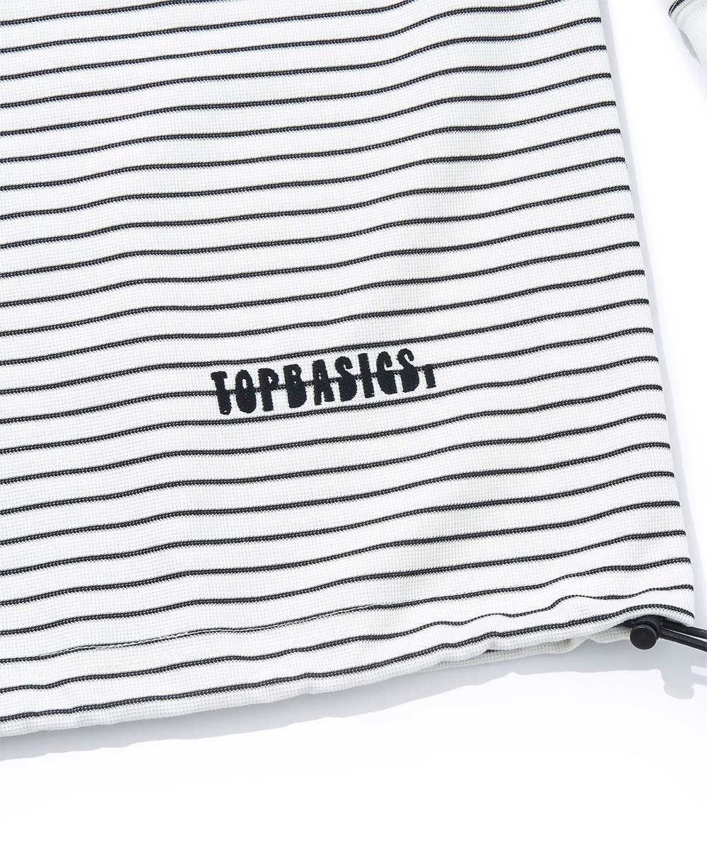 寬鬆條紋上衣 Oversized Waffle Striped T-Shirt
