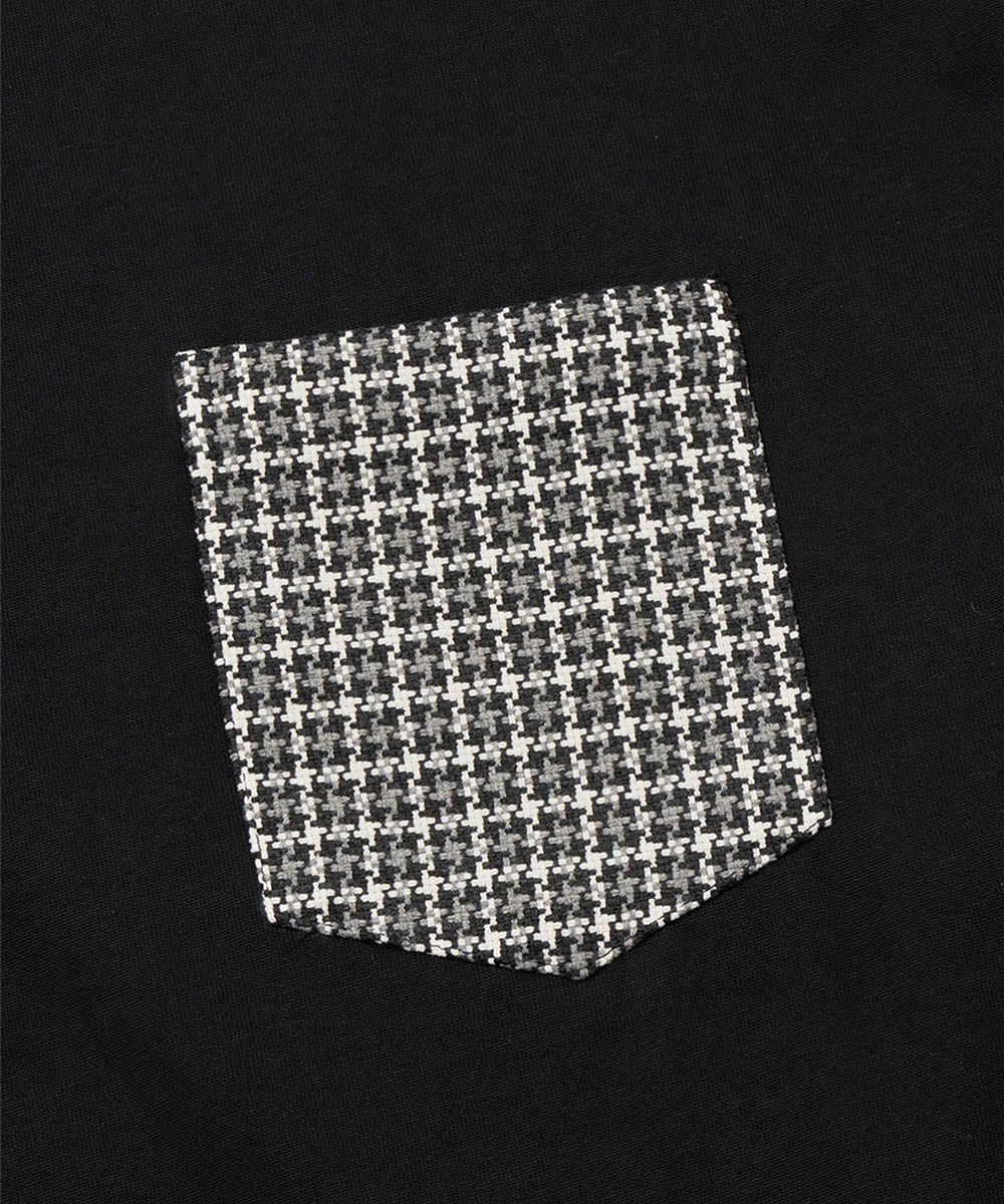 格紋口袋上衣 Oversized Checked Pocket T-shirt