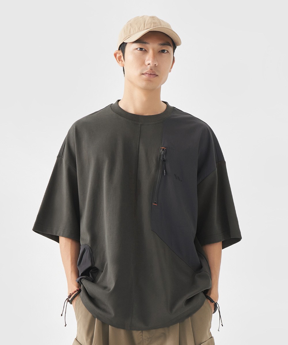 撞色拼接短袖T恤 Urban Patch T-Shirt