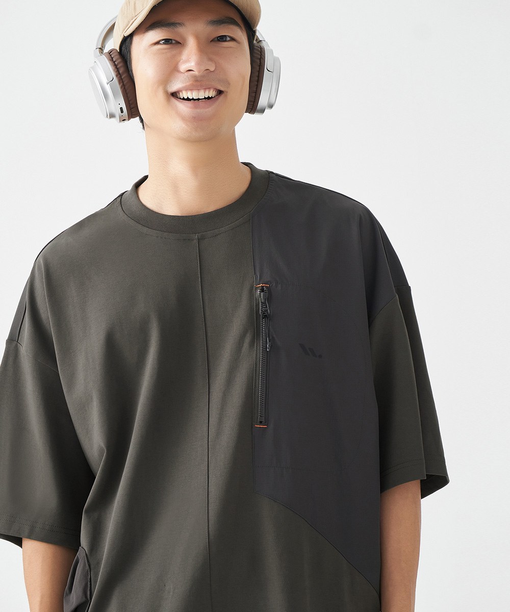 撞色拼接短袖T恤 Urban Patch T-Shirt