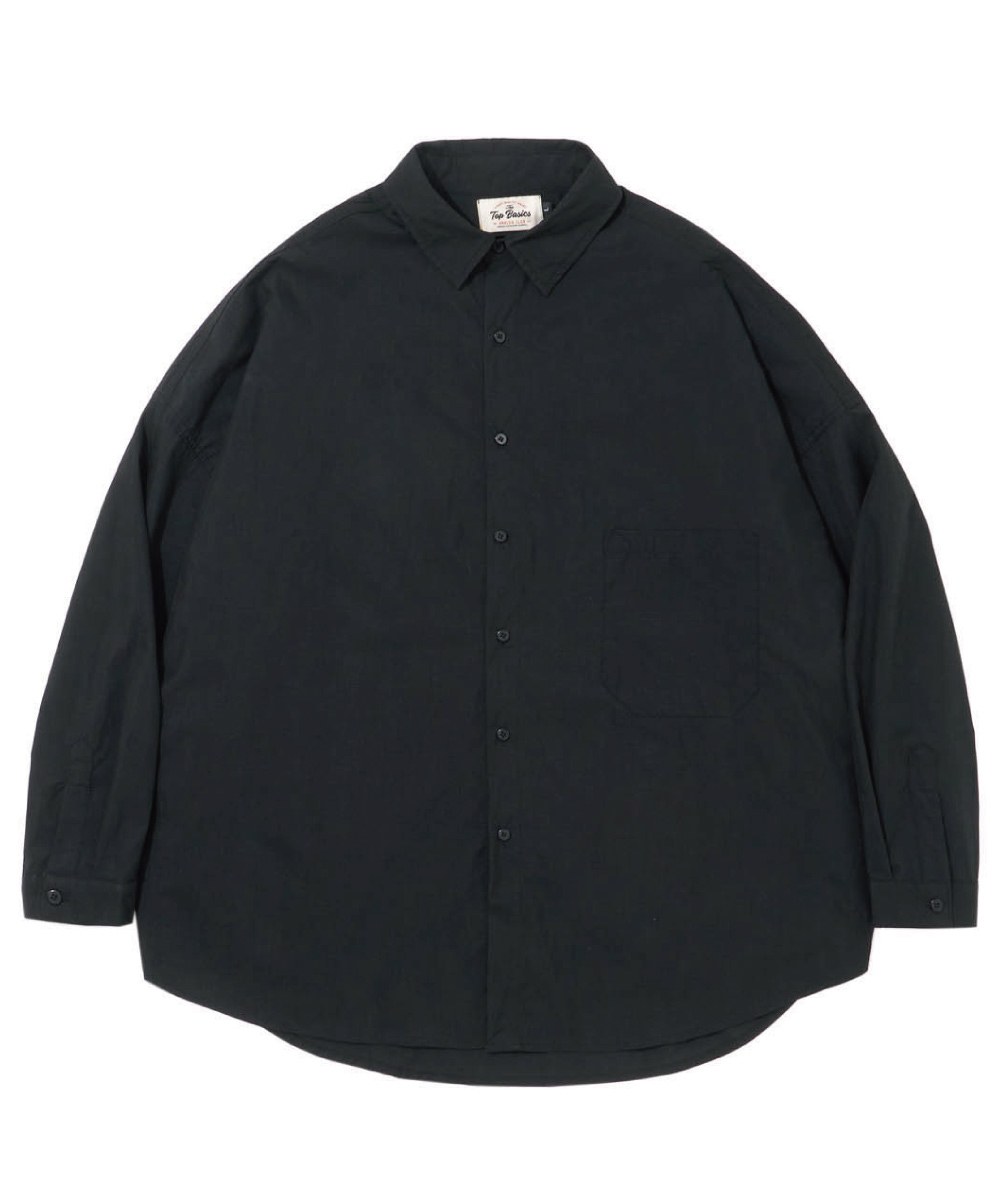 弧形下擺寬鬆襯衫 Rounded Seam Oversized Shirt
