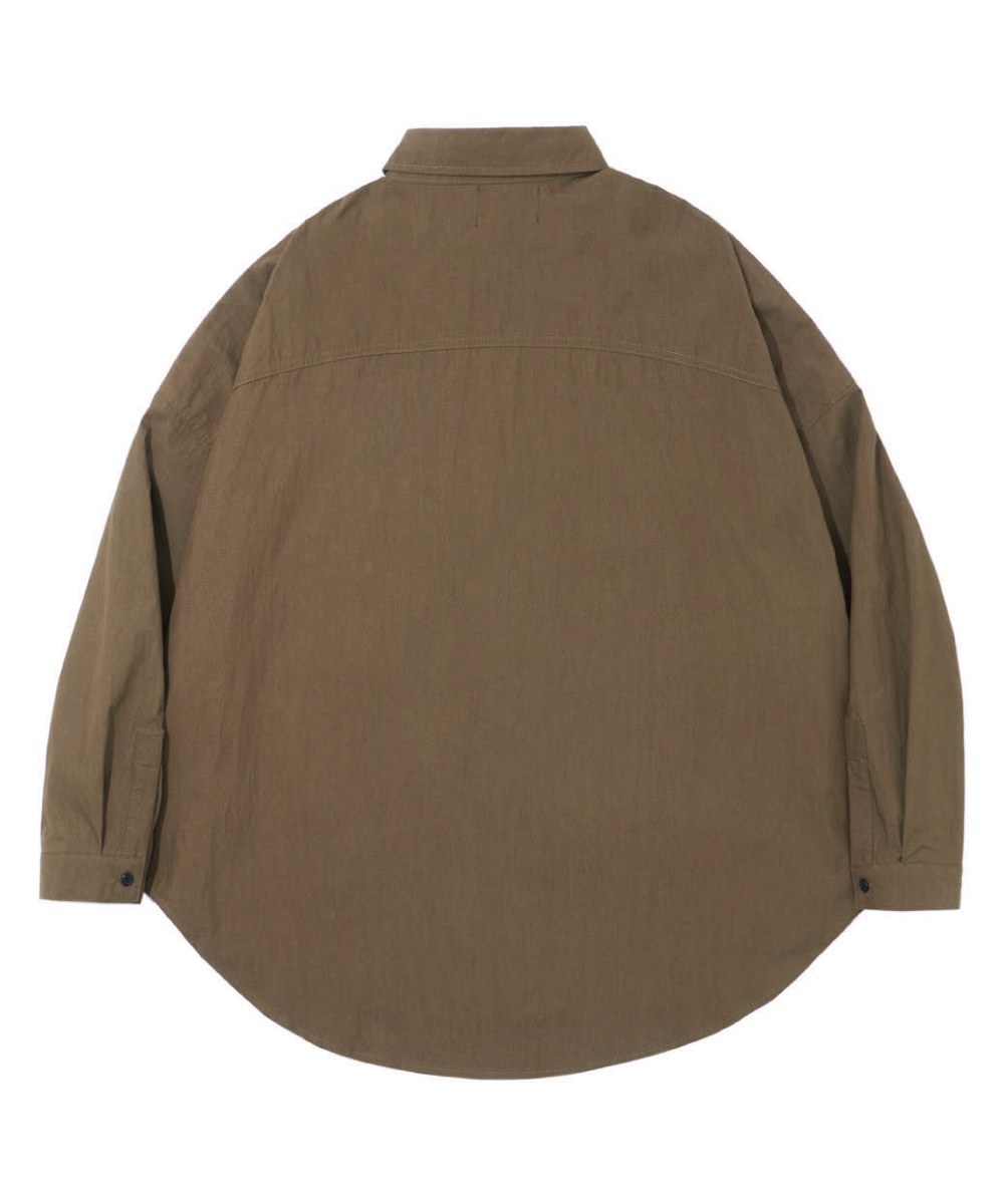 弧形下擺寬鬆襯衫 Rounded Seam Oversized Shirt