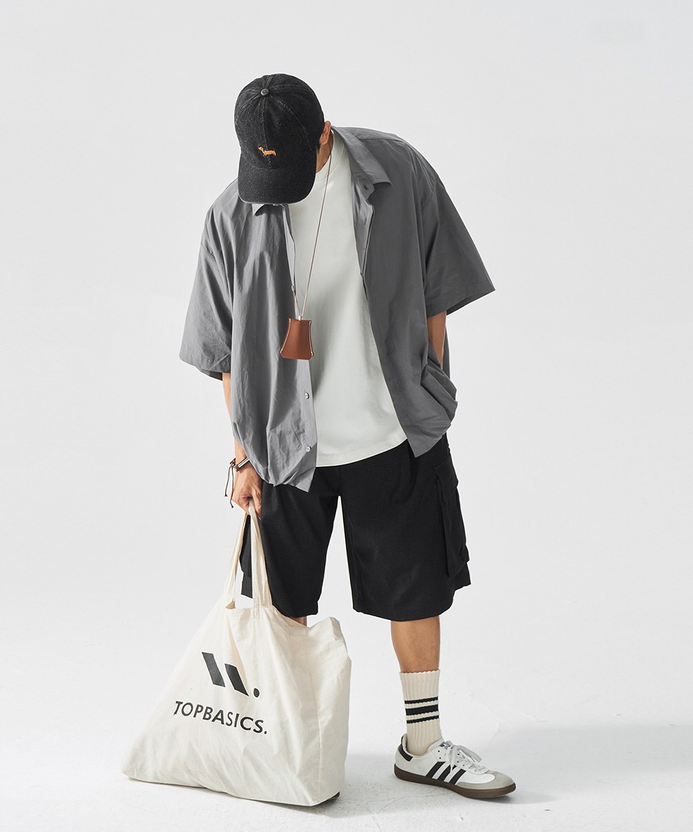 皺褶下擺襯衫 Pleated Hem Summer Shirt