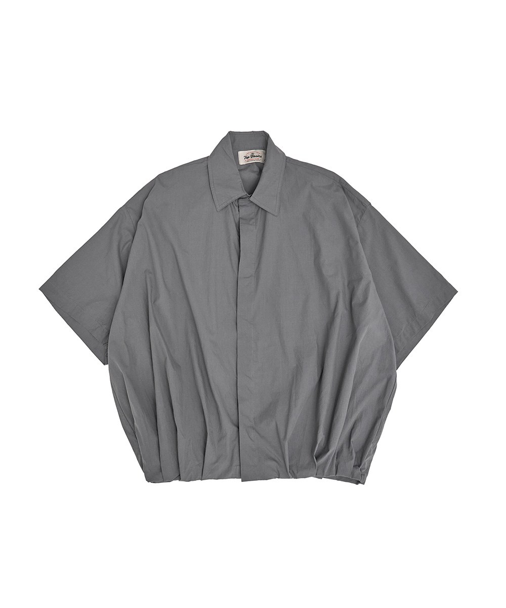 皺褶下擺襯衫 Pleated Hem Summer Shirt