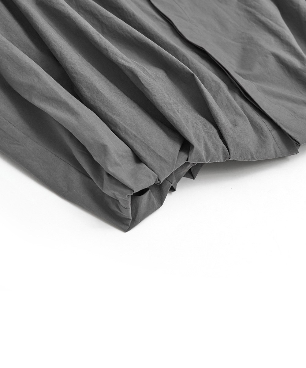 皺褶下擺襯衫 Pleated Hem Summer Shirt