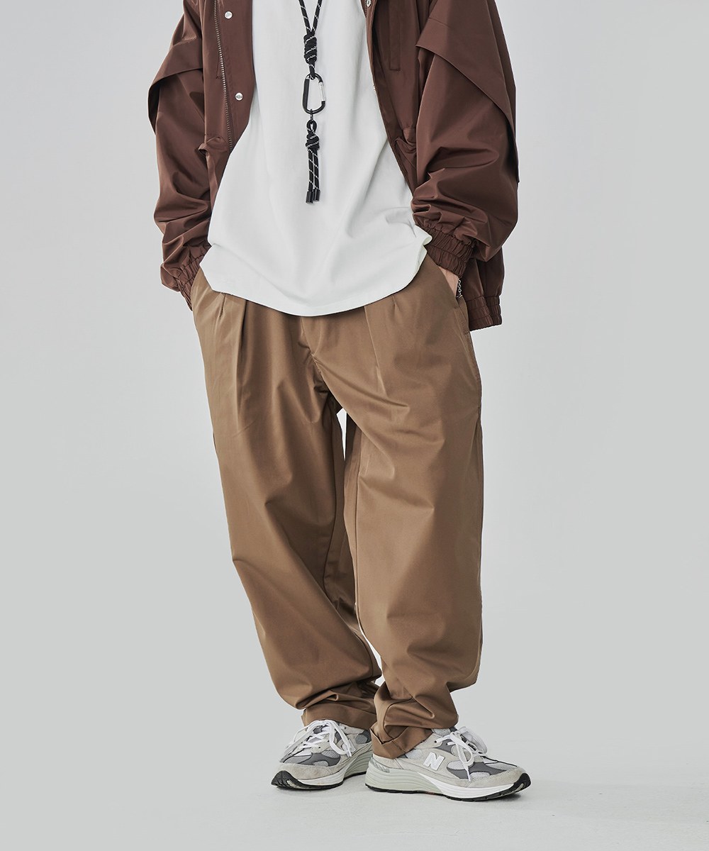 六口袋斜紋長褲 TopBasics Six Pockets Pleated Chino Pants