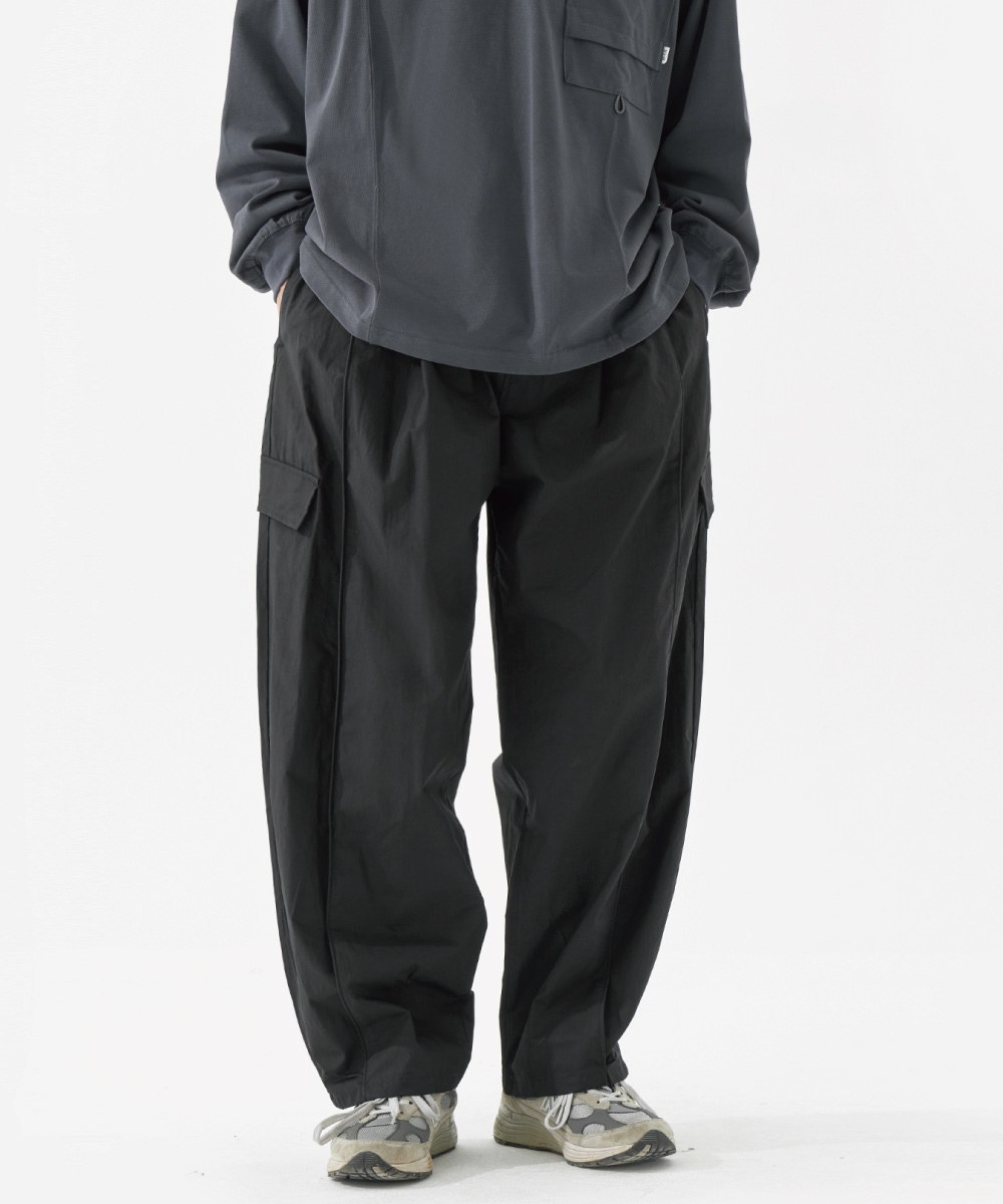 縫線翻蓋假口袋長褲 Faked Pockets Binding Relaxed Pants