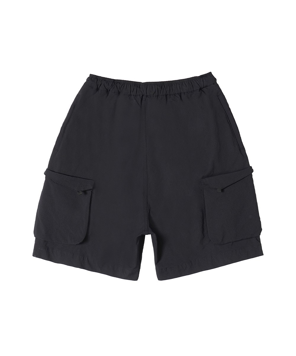 側拉鍊工作短褲 Side Zip-Up Cargo Shorts
