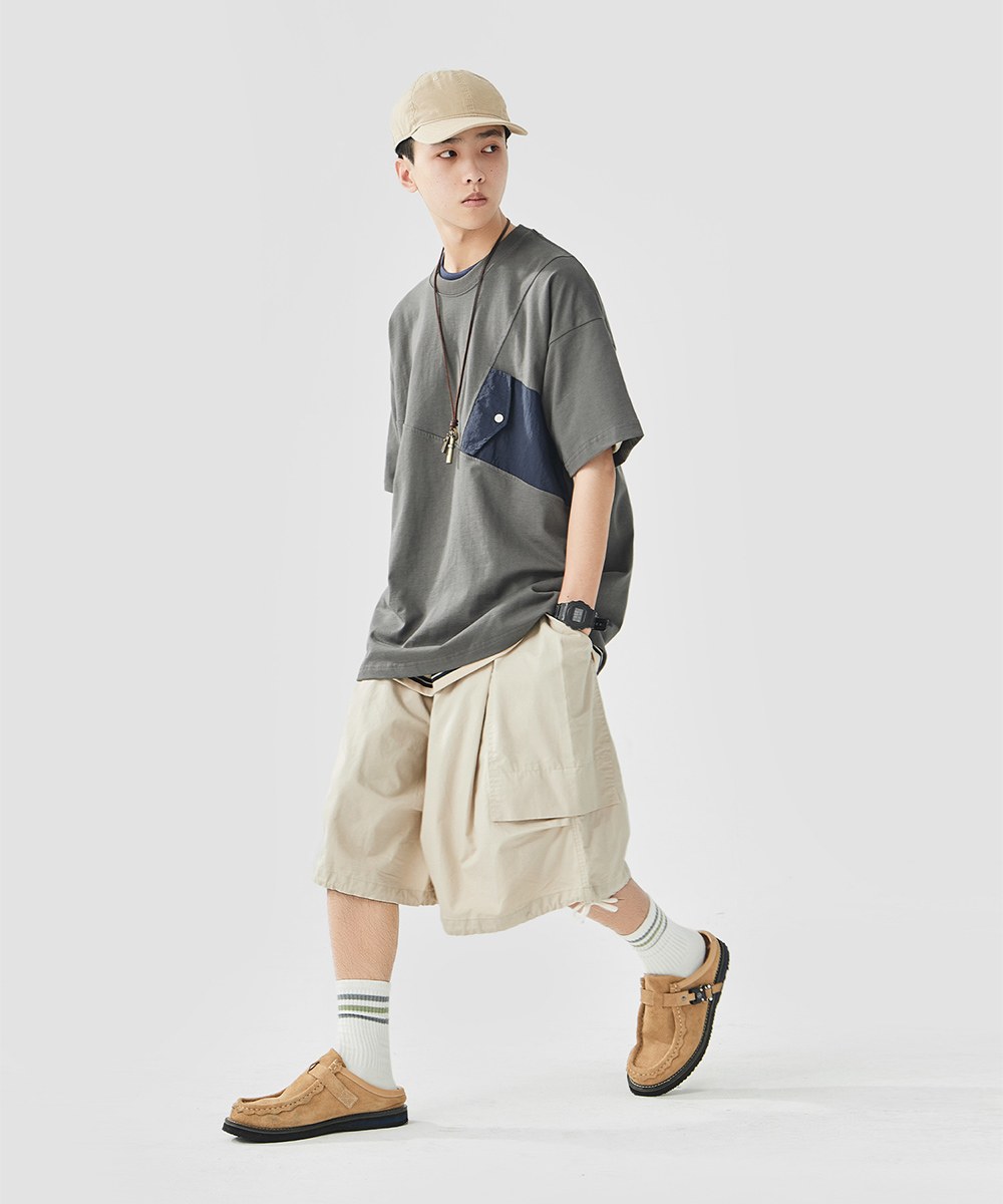 抽繩口袋短褲 Two Pocket Drawstring Shorts
