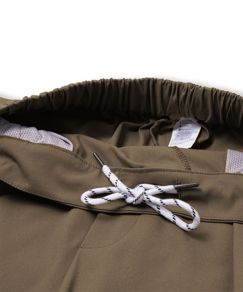 側邊打褶短褲 Slant Pleats Casual Shorts