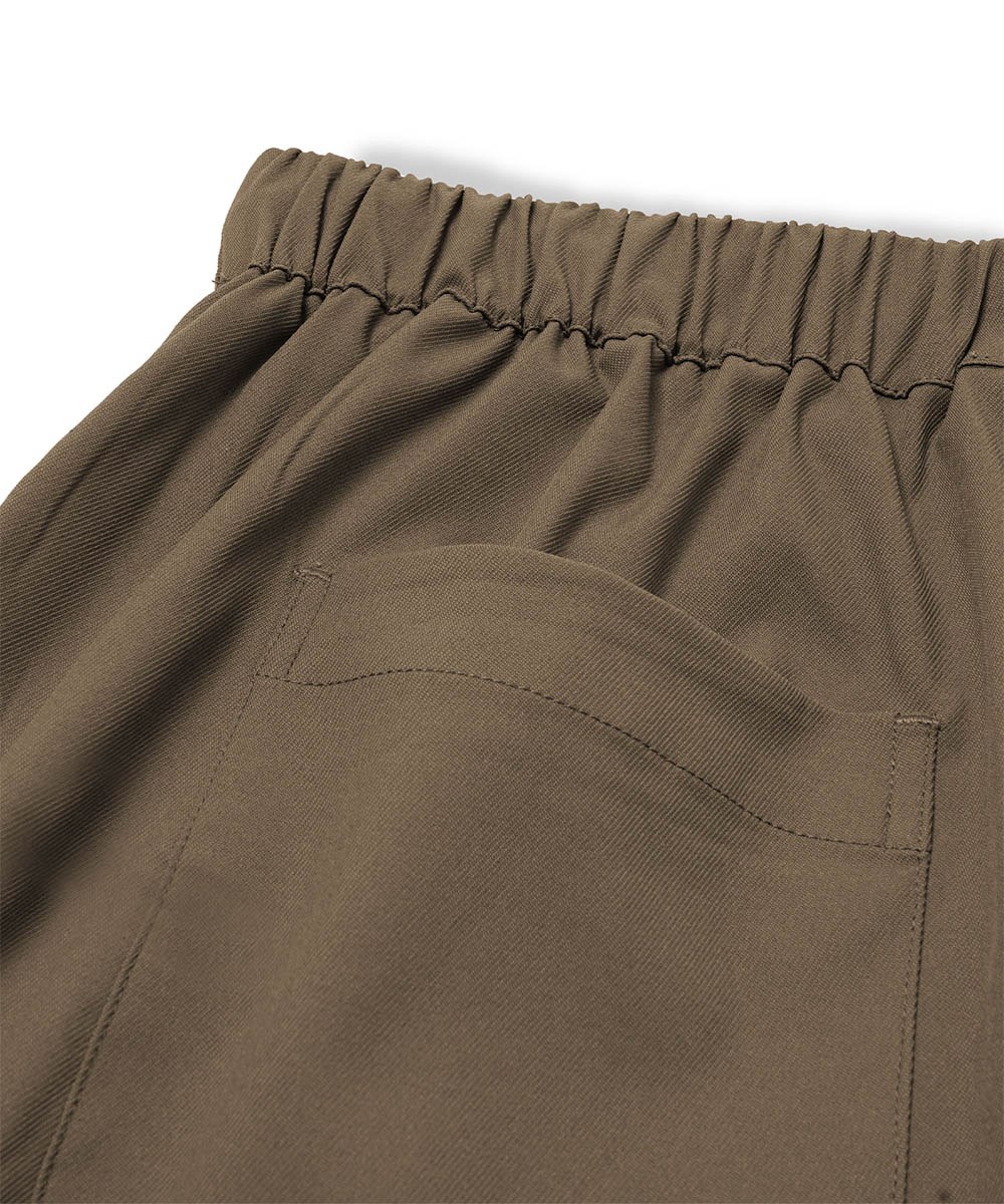 側邊打褶短褲 Slant Pleats Casual Shorts
