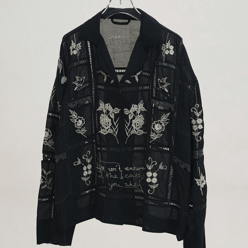 Embroidery Patchwork Shirts
