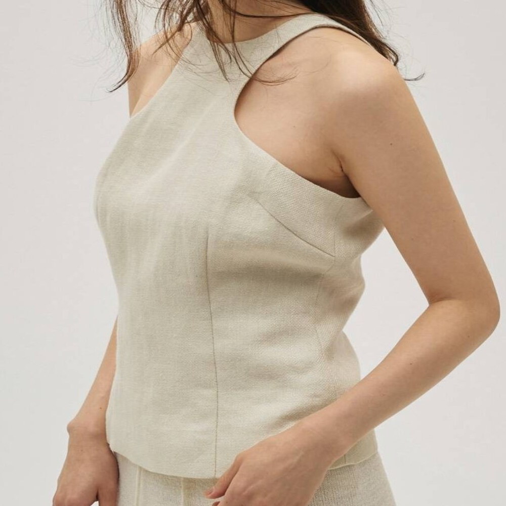 Linen Americansleeve Tops
