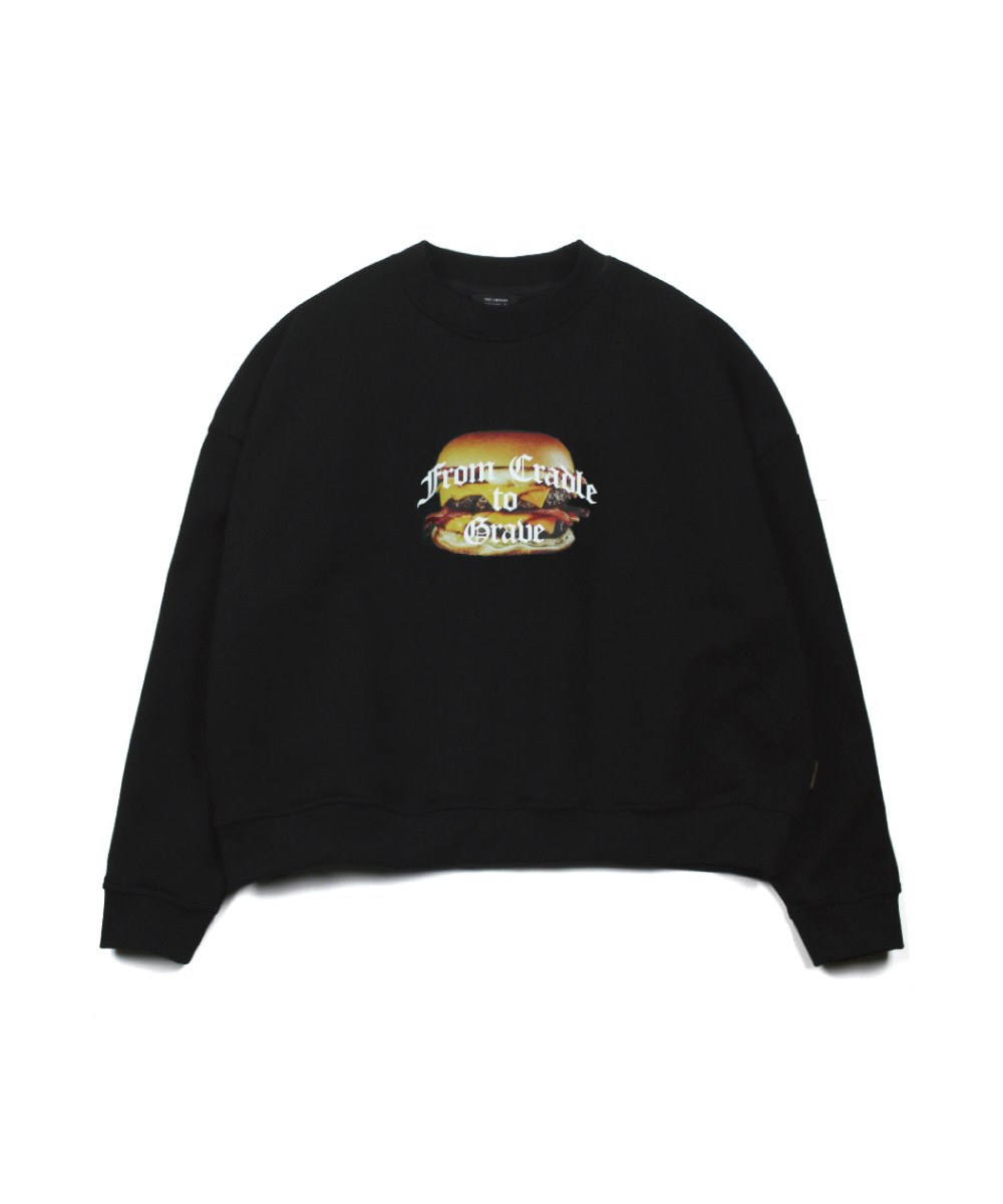 漢堡圖像大學T Burger Cropped Sweatshirts