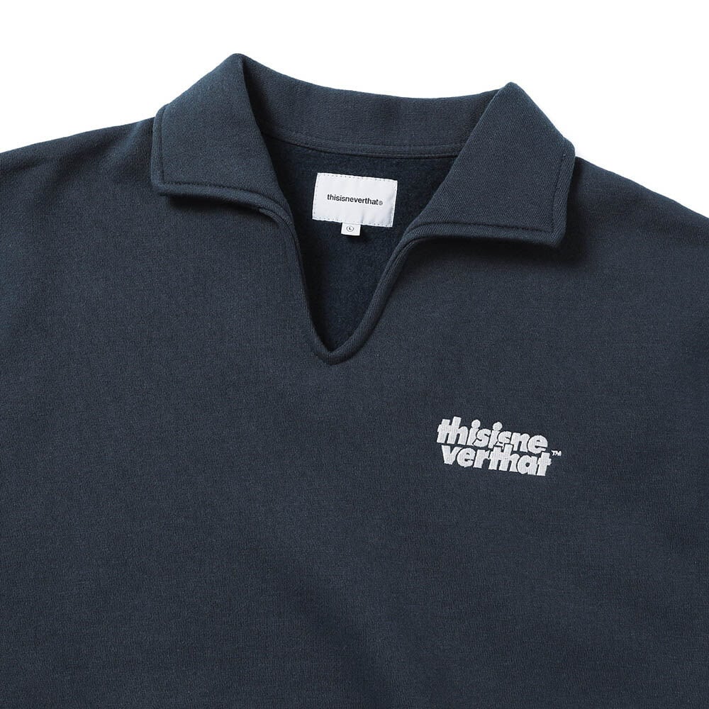 開領棉質上衣 Open Collar Sweatshirt