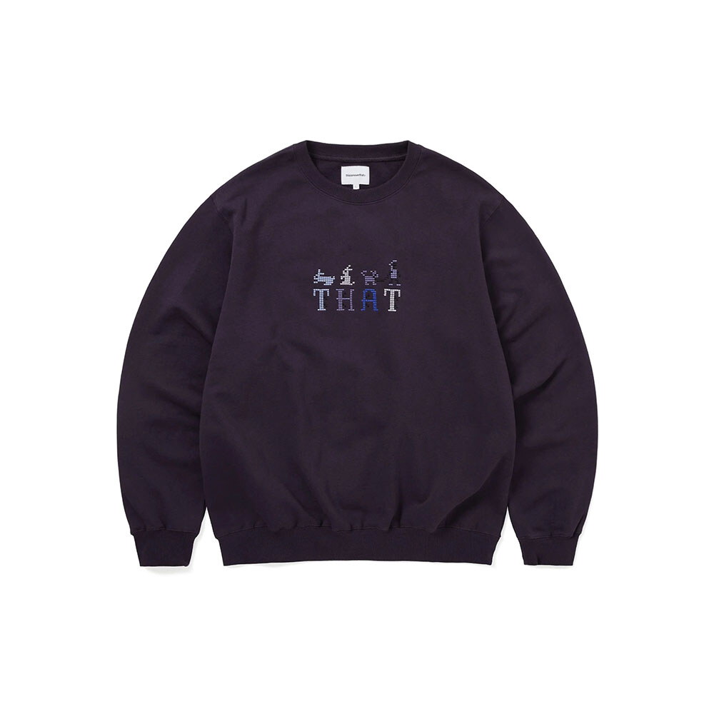 刺繡圓領上衣 THAT Embroidered Crewneck
