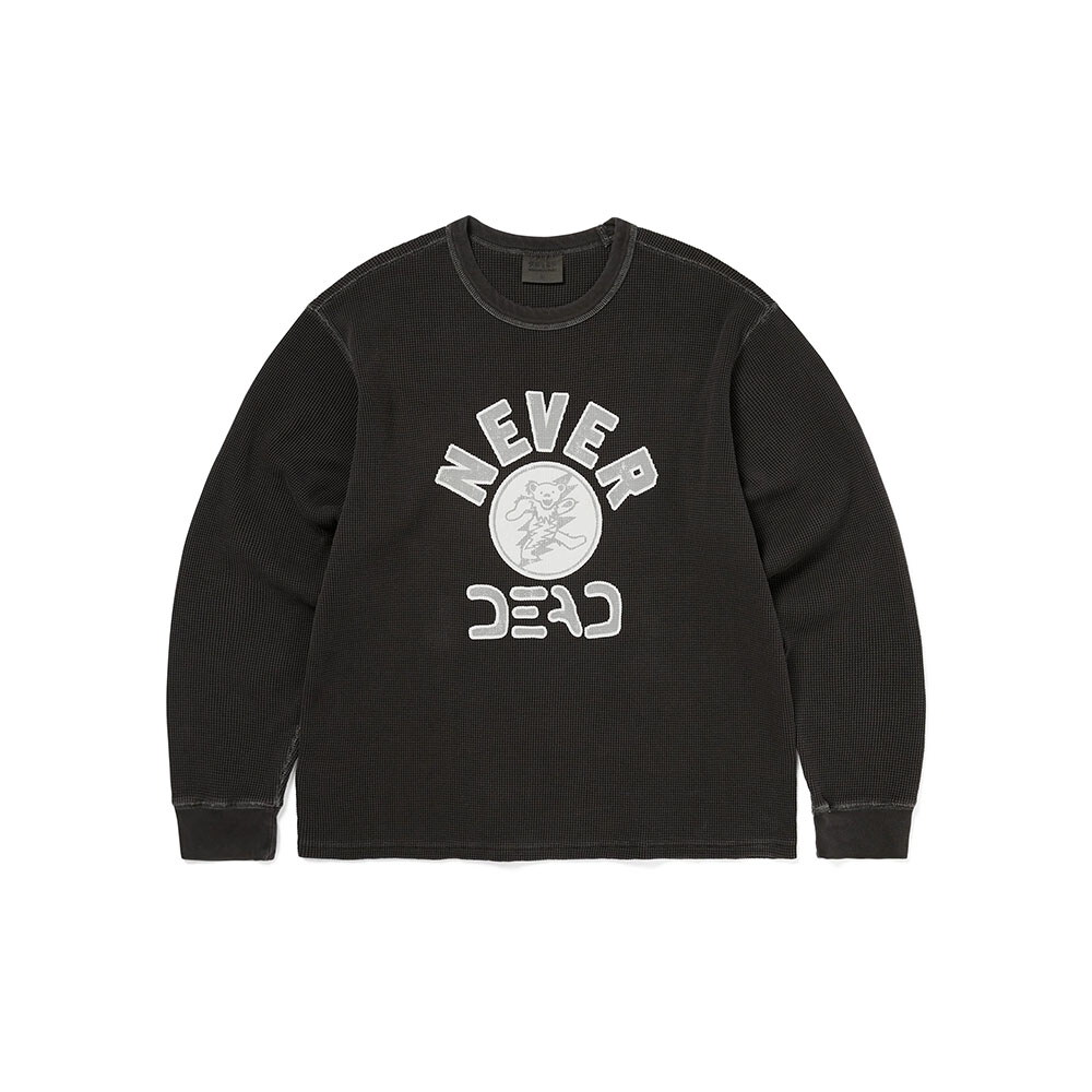 長袖上衣 GD Overdyed Waffle LS