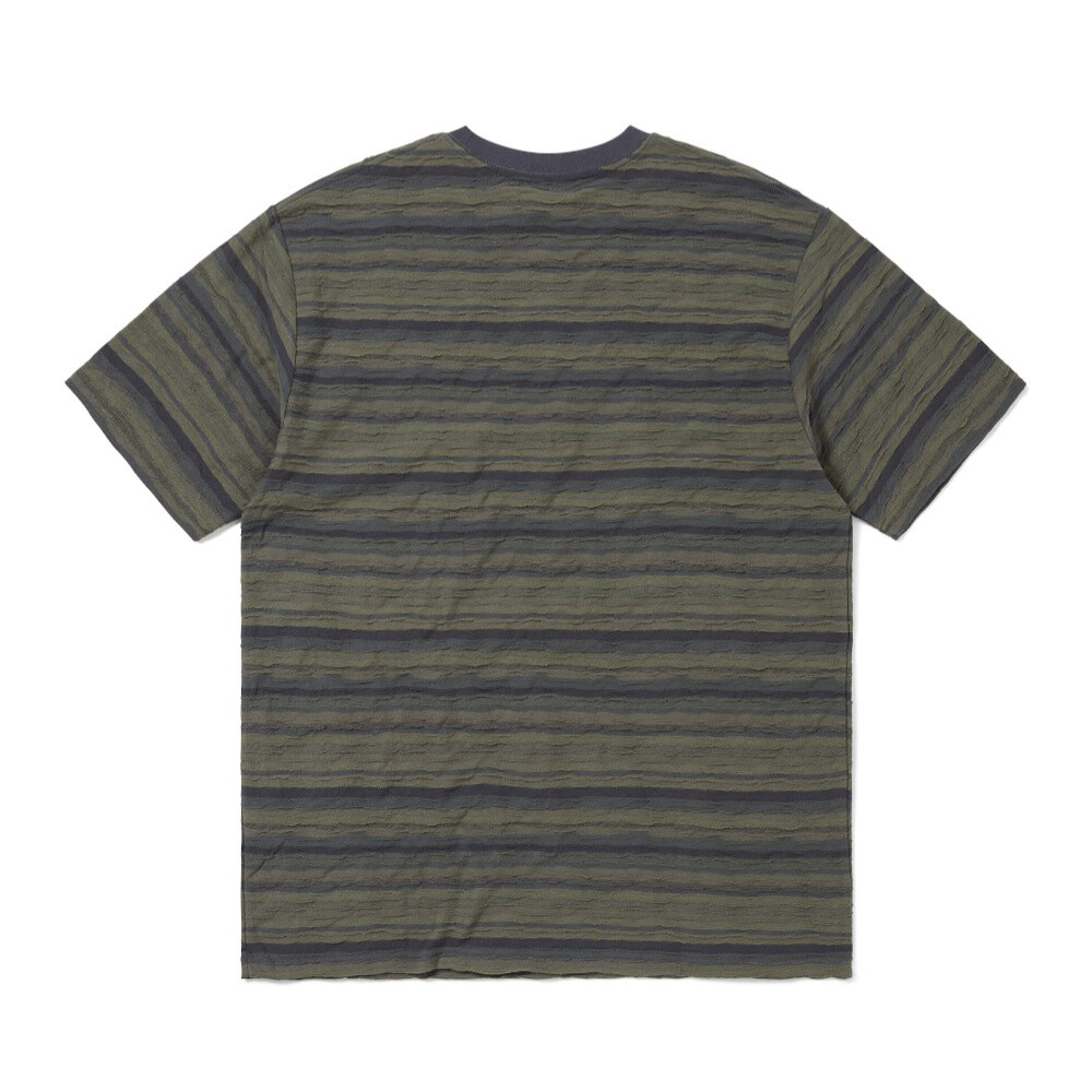 條紋短袖上衣 Wave Jacquard Tee