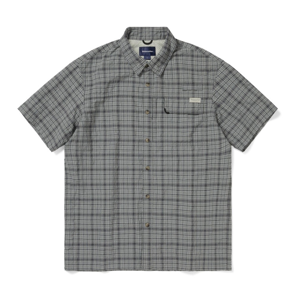 格紋短袖襯衫 Plaid SS Fishing Shirt