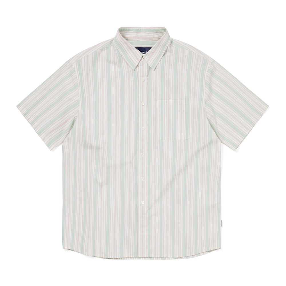 條紋短袖襯衫 Striped SS Shirt